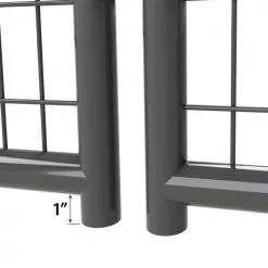 Master Paws 6' H X 5' W Commercial Grade Welded Wire Kennel Gate -Master Paws Sales Store 1711697 P ALT7