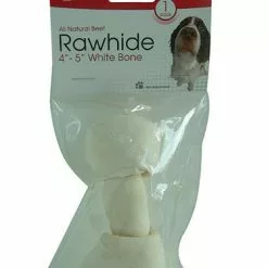 Master PawsÂ® White Rawhide Dog Chew Bone