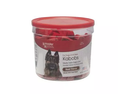 Master PawsÂ® Kabobs Beef Flavor Dog Treats - 40 Oz -Master Paws Sales Store 253 7040 1