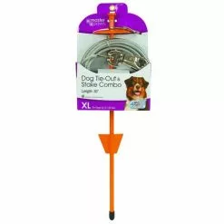 Master PawsÂ® 30' Dog Tie-Out With Dome Stake - X-Large -Master Paws Sales Store 253 7430 001