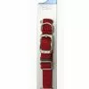 Master PawsÂ® Adjustable Red Nylon Dog Collar - Medium -Master Paws Sales Store 2533348 MD Col RD