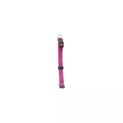 Master Paws® Adjustable Vertical Line Pink Dog Collar - Small 1 Master Paws® Adjustable Vertical Line Pink Dog Collar - Small