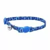 Master PawsÂ® 3/8" Fashion Blue Leopard Print Adjustable Breakaway Cat Collar -Master Paws Sales Store 2533911