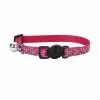Master PawsÂ® 3/8" Reflective Pink Heart Adjustable Breakaway Cat Collar -Master Paws Sales Store 2533912
