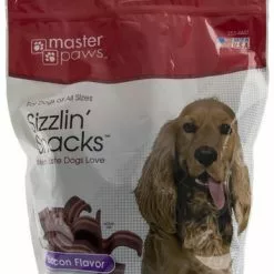 Master PawsÂ® Sizzlin' SnacksÂ® Bacon Flavor Dog Treats - 40oz