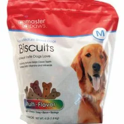 Master PawsÂ® Multi-Flavored Dog Biscuits For Medium Breed Dogs - 4 Lb