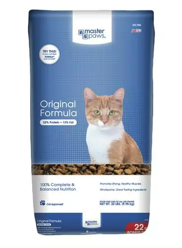 Master Paws® Original Formula Cat Food - 22 Lbs 1 Master Paws® Original Formula Cat Food - 22 Lbs