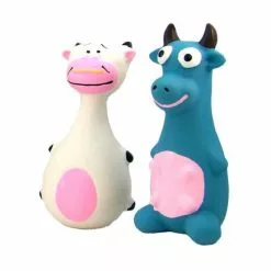 Master PawsÂ® Happy Cows Latex Dog Toy - Assorted Styles
