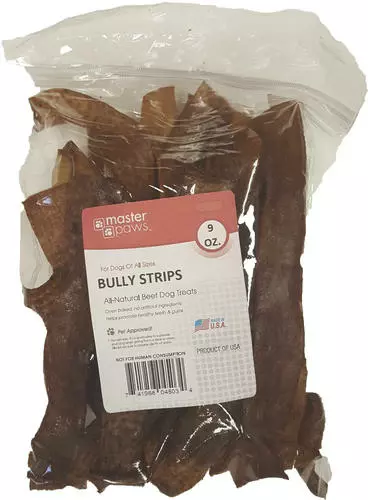 Master PawsÂ® Bully Strips Dog Chew - 9 Oz -Master Paws Sales Store