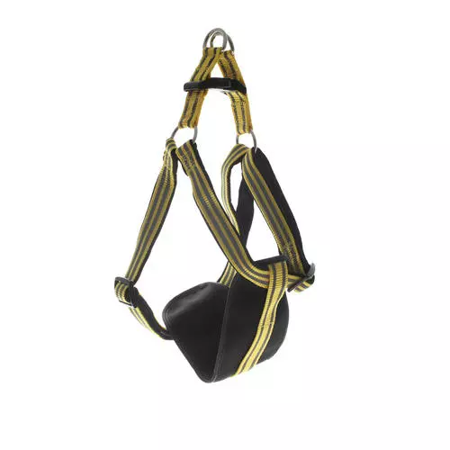 Master Paws® Adjustable Yellow Reflective Dog Harness - Large 1 Master Paws® Adjustable Yellow Reflective Dog Harness - Large