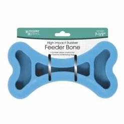Master PawsÂ® High Impact Rubber Feeder Bone Dog Toy - 7.5" -Master Paws Sales Store 575503 1