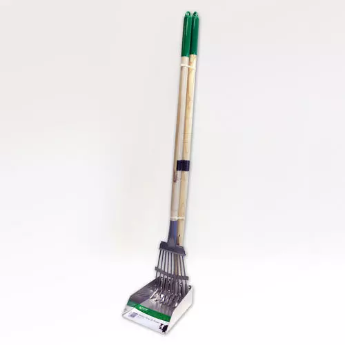 Master Pawsâ„¢ 36" Metal Tray & Rake Pet Waste Scooper 1 Master Pawsâ„¢ 36" Metal Tray & Rake Pet Waste Scooper