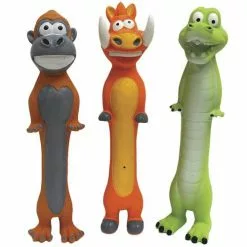 Master PawsÂ® Longies Latex Dog Toy With Squeaker - Assorted