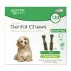 Master PawsÂ® Tiny Dental Brushes Dog Chew Treats - 36 Oz -Master Paws Sales Store MP 130ctTinyDentalChewsback