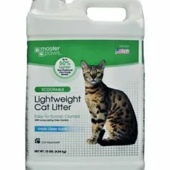 Master PawsÂ® Lightweight Scented Scoopable Cat Litter - 10 Lbs -Master Paws Sales Store MasterPawsFront 051017copy